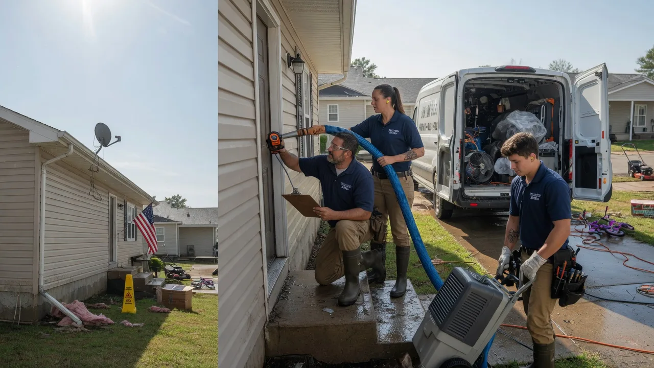 Ceiling Water Damage Restoration in Saint Jacob, IL near me