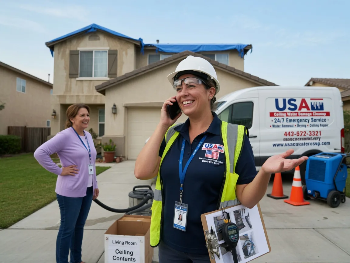Ceiling Water Damage Restoration Saint Jacob, IL FAQs